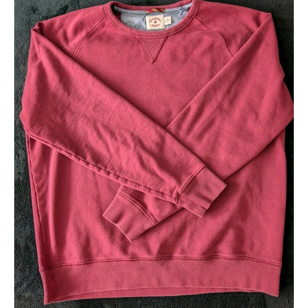 Brooks Brothers Red Fleece Pullover Mens XL Cotton Preppy Academia Sweatshirt image 4